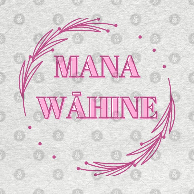 mana wāhine pink hawaii slogan by maplunk